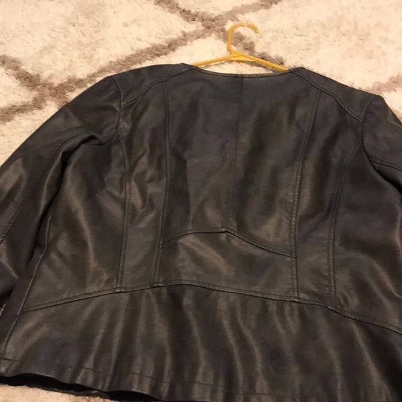 Faux leather biker jacket!! - Picture 5 of 5